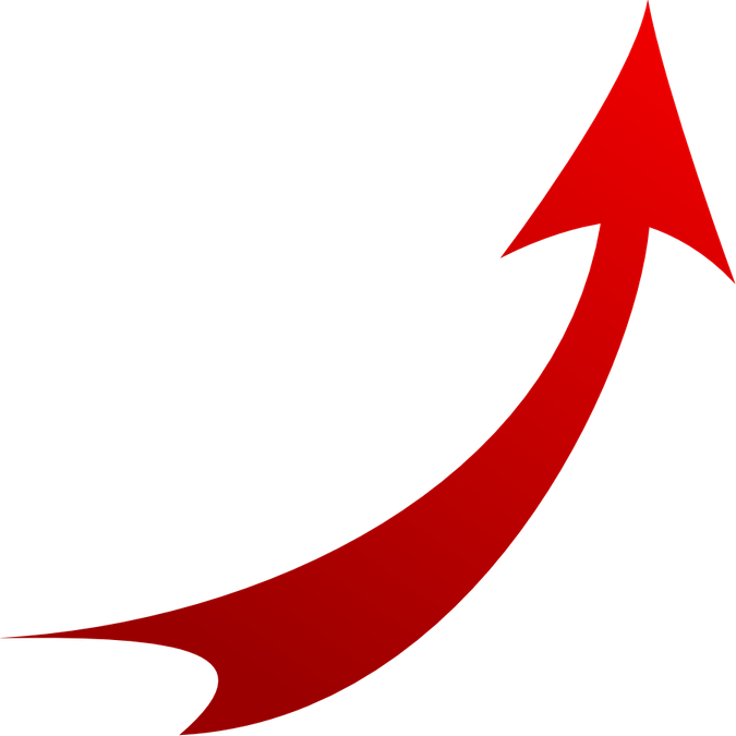 Curving Arrow PNG