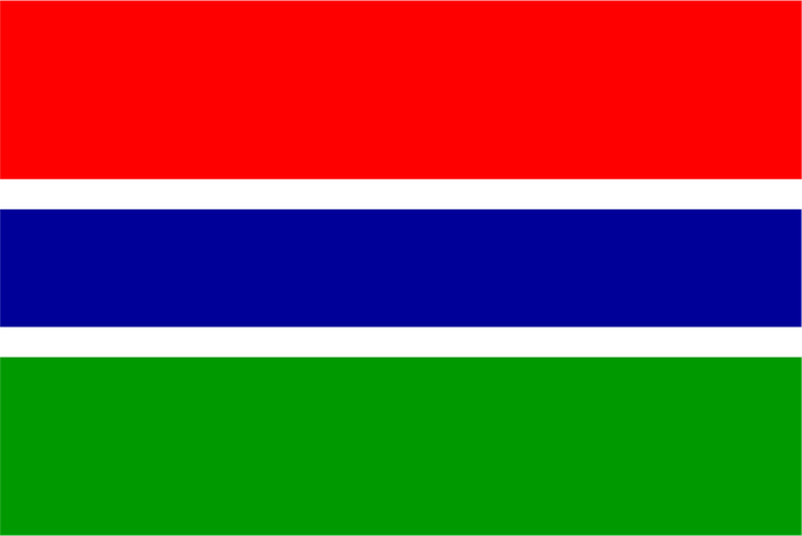 Gambia Flag PNG