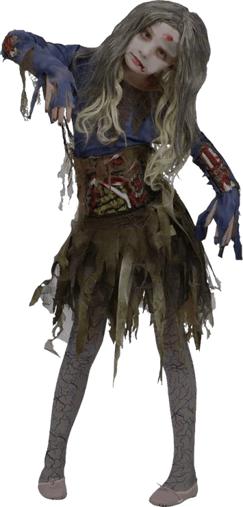 Halloween Zombie Costume PNG