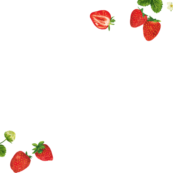 Strawberry Border PNG
