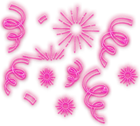 Pink Confetti PNG