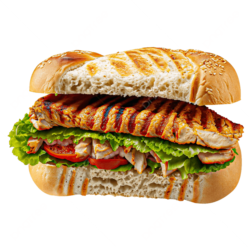 Grilled Chicken Sandwich PNG