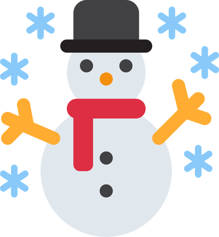 Snowman Emoji PNG