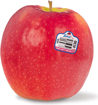 Pink Lady Apple PNG