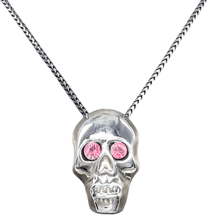 Silver Skull PNG