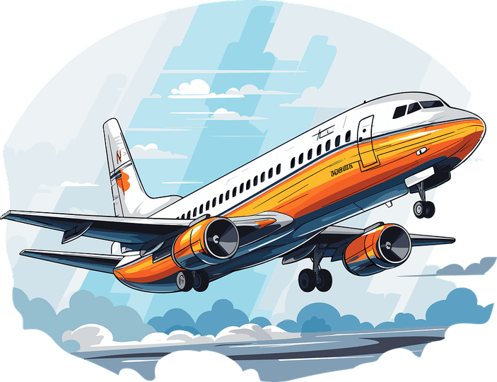 Cartoon Airplane PNG