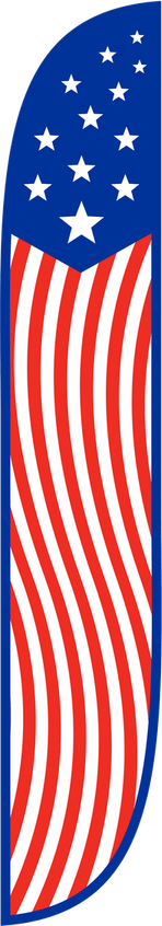 Vertical American Flag PNG