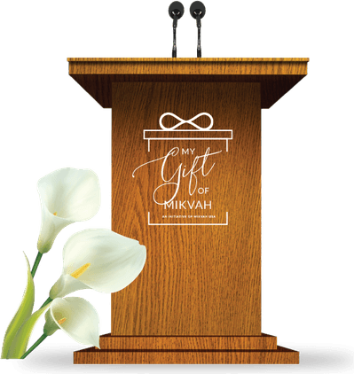 Podium With Microphone PNG