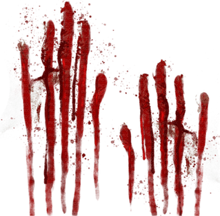 Hand Painted Blood PNG