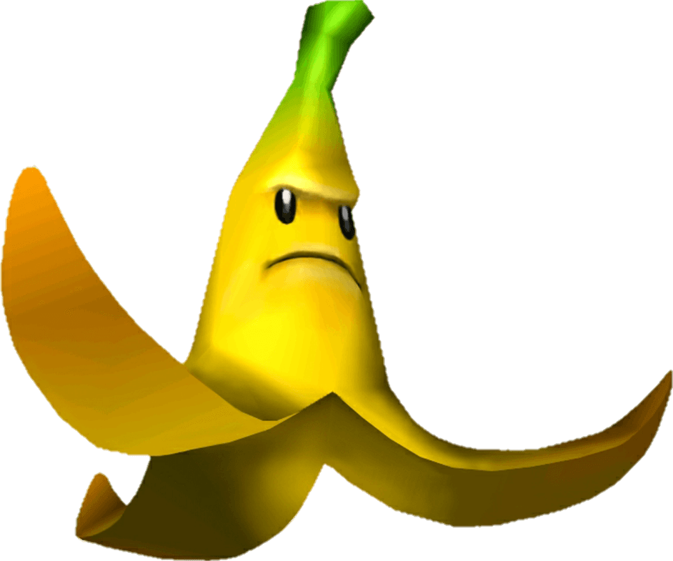 Mario Kart Banana PNG