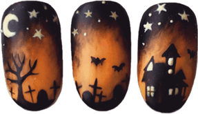 Halloween Nail Stickers PNG