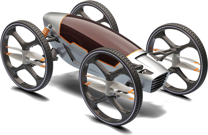 Drone Car PNG
