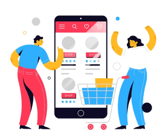 Online Shopping Banner PNG