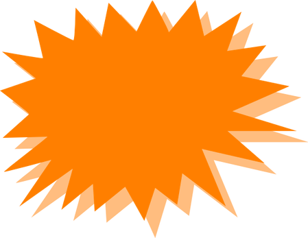 Jagged Speech Bubble PNG