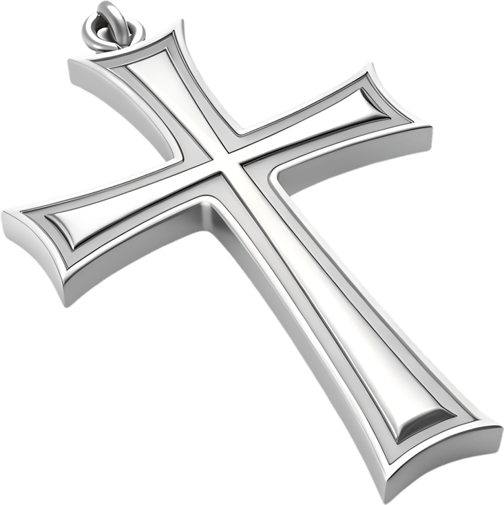Jesus Cross Chain PNG