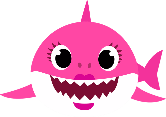 Baby Shark Rosa PNG