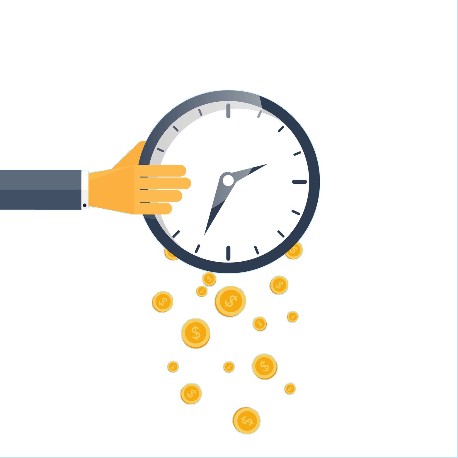 Save Time And Money PNG