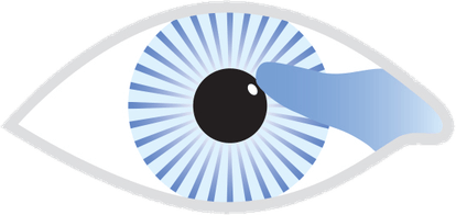 Blue Laser Eyes PNG