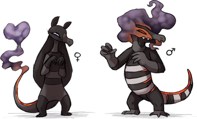 Salandit Pokemon PNG