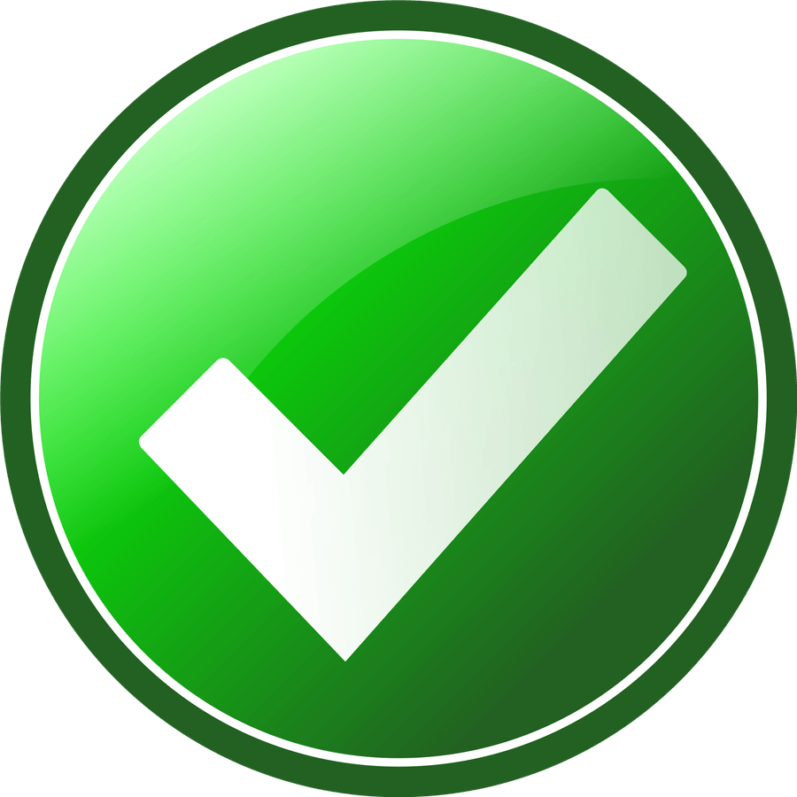 Green Check Mark PNG