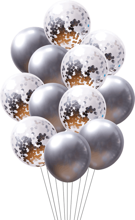 Confetti Balloon PNG