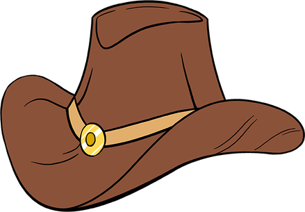 Cartoon Cowboy Hat PNG