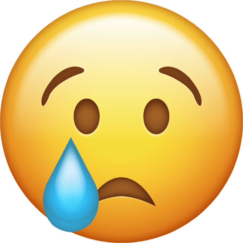Iphone Crying Emoji PNG
