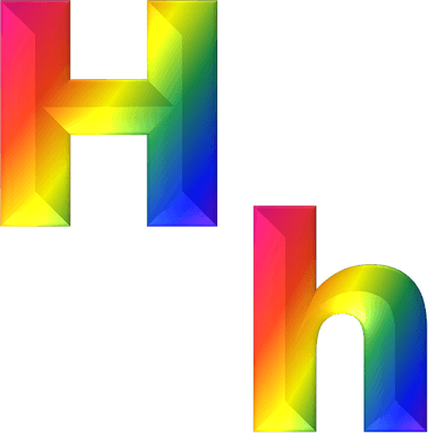 H Letter PNG