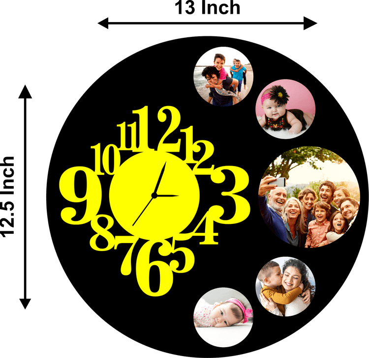 Sublimation Clock PNG