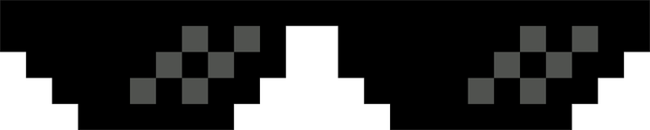 Pixel Sunglasses PNG