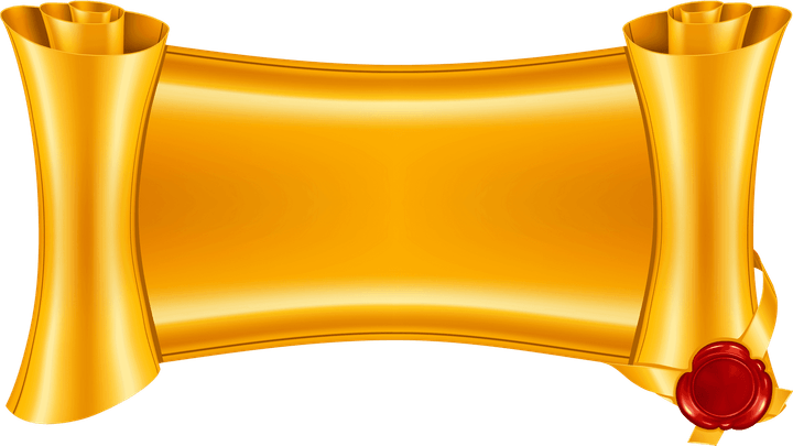 Scroll Banner PNG