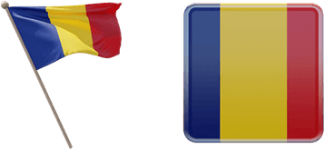 Romania Flag Emoji PNG