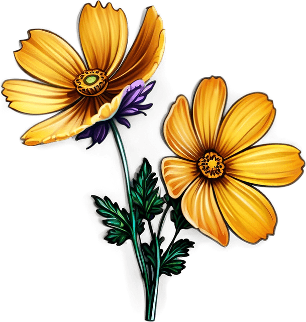 Cosmos Flower PNG
