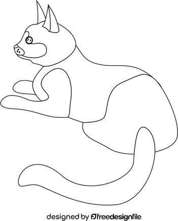 Sitting Cat PNG