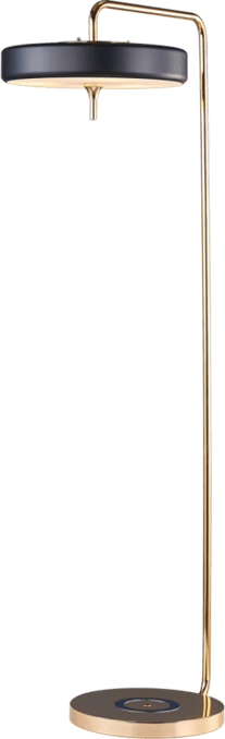 Gold Floor Lamp PNG