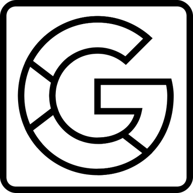 Google Logo Black PNG