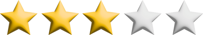 3 Star PNG