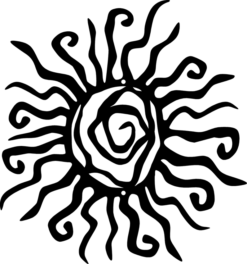 Tribal Sun PNG