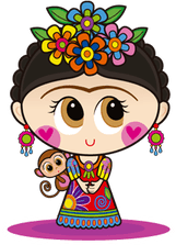 Frida Kahlo Cartoon PNG