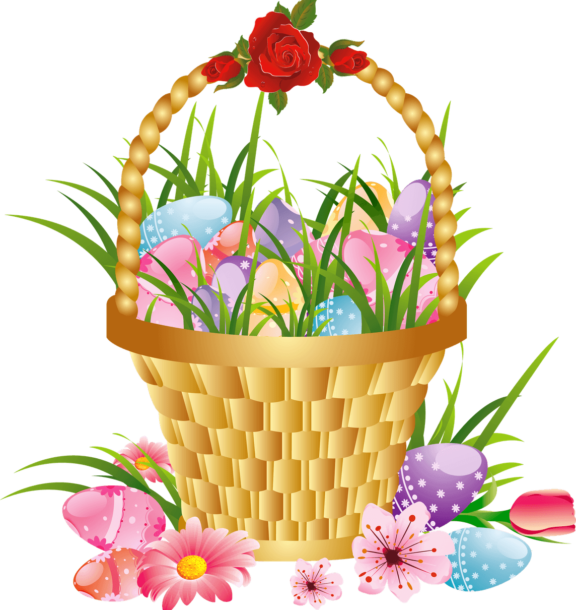 Easter Basket PNG