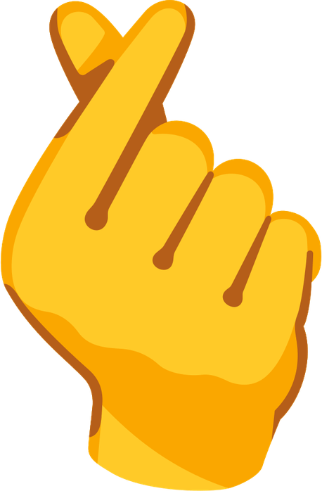 Finger Heart Emoji PNG