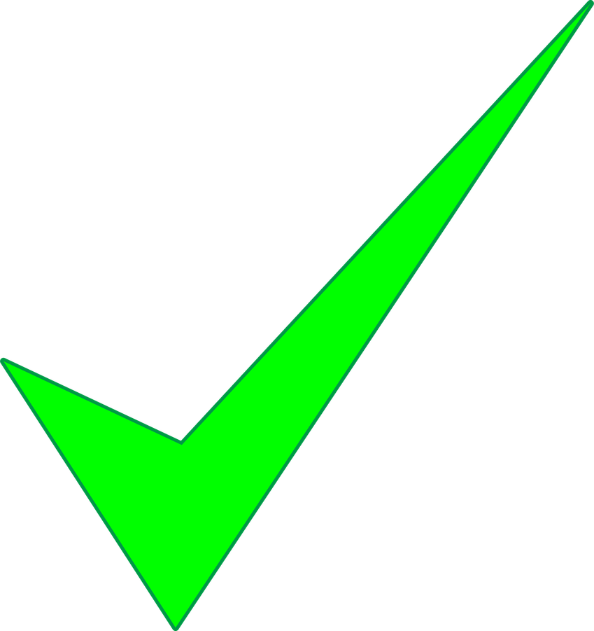 Green Check Mark PNG