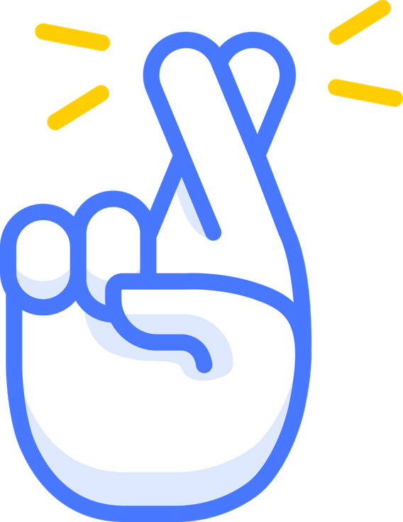 Fingers Crossed Emoji PNG