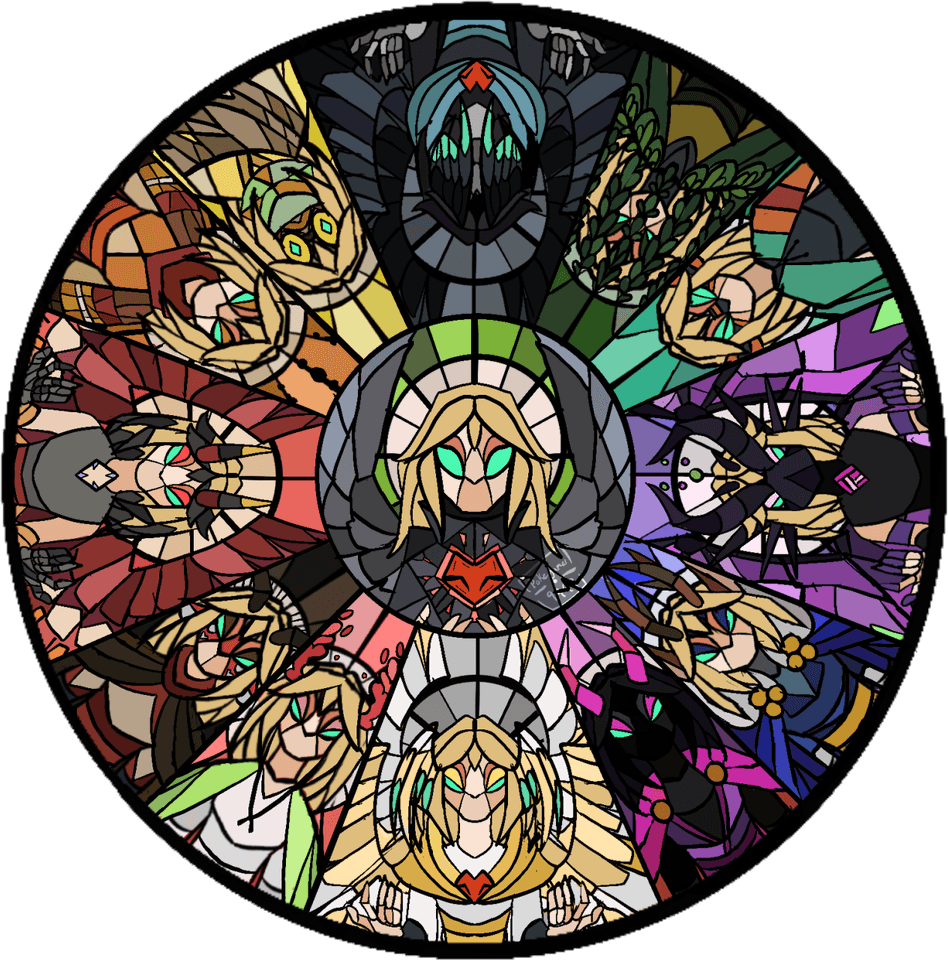 Stained Glass Art PNG
