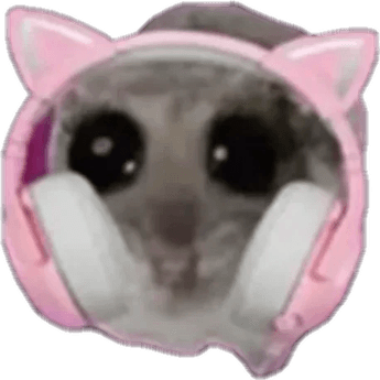 Sad Hamster Tiktok PNG