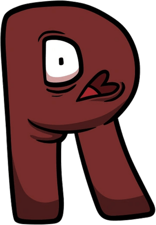 Alphabet Lore Letter R PNG