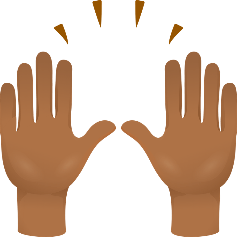 Praise Hands Emoji PNG