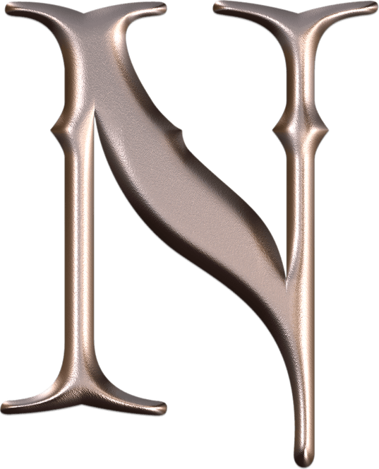 N Letter Alphabet PNG