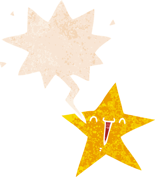 Grunge Star PNG