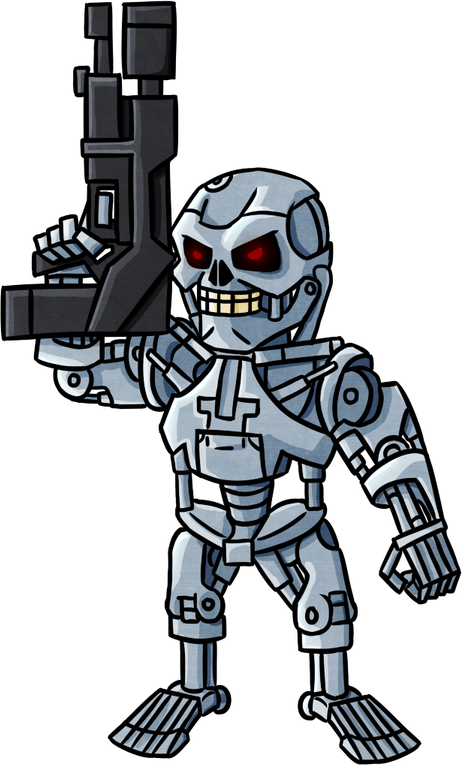 Robot Terminator PNG